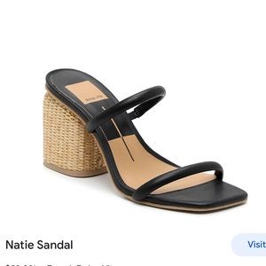 Dolce Vita Black and Tan Natie Sandal